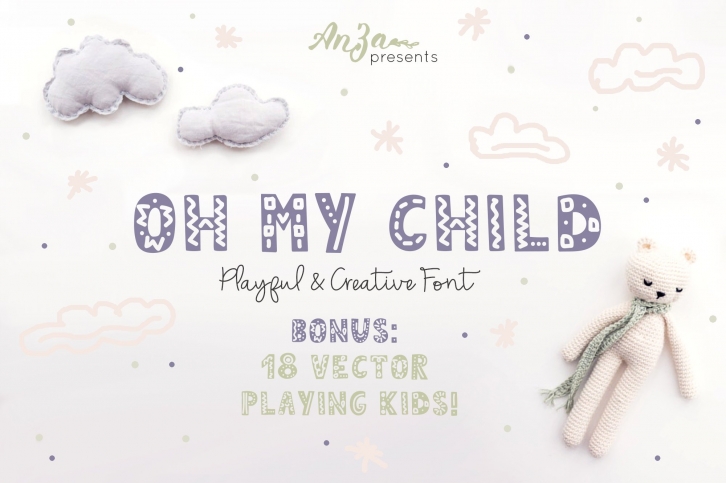 Oh My Child. Hygge Style Font Download