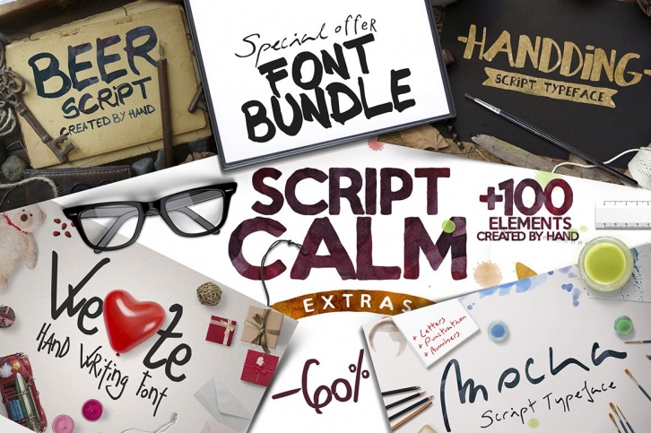 Font Bundle [60% OFF] Font Download