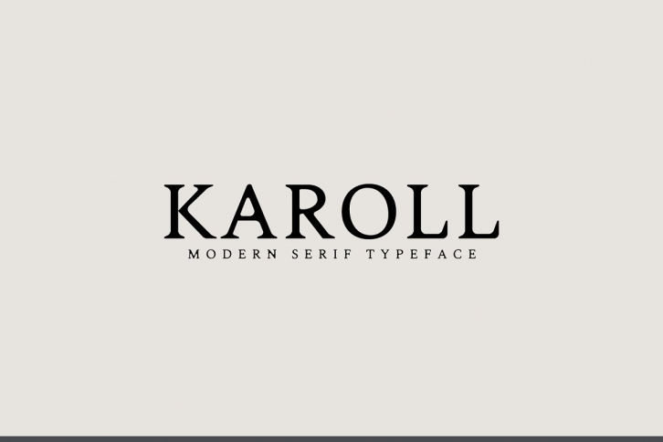 Karoll Modern Serif Family Font Download