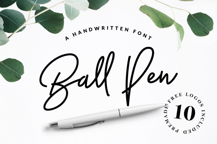 Ball Pen Handwritten Font Download