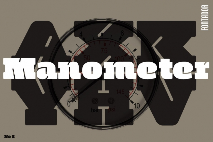 Manometer Font Download