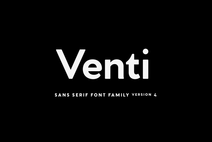 Venti CF sans serif font family Font Download