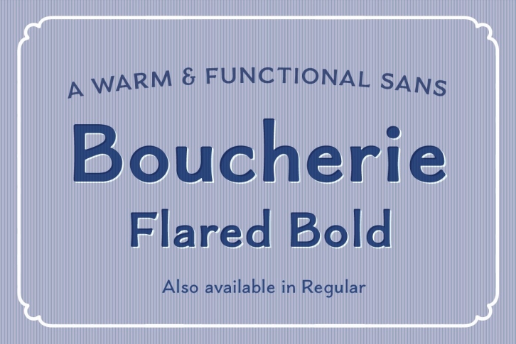 Boucherie Flared Bold Font Download
