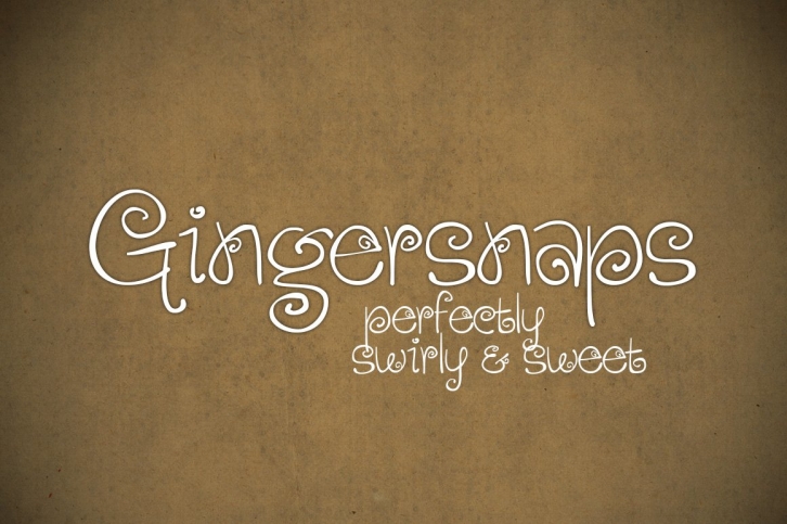 Gingersnaps Font Download