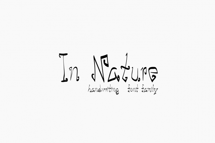 In Nature Font Download
