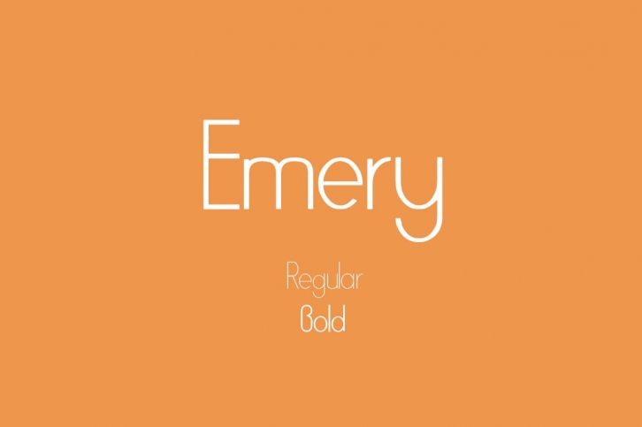 Emery sans serif typeface Font Download