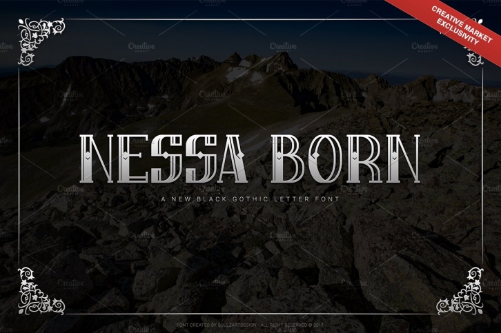 Nessa Born Font Download