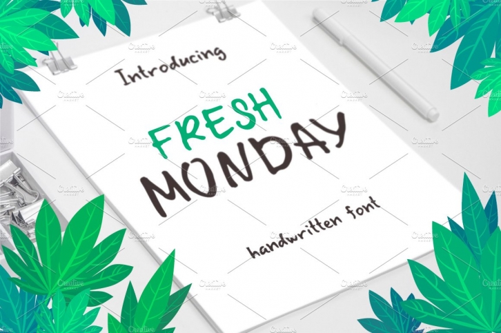 Fresh Monday font Font Download