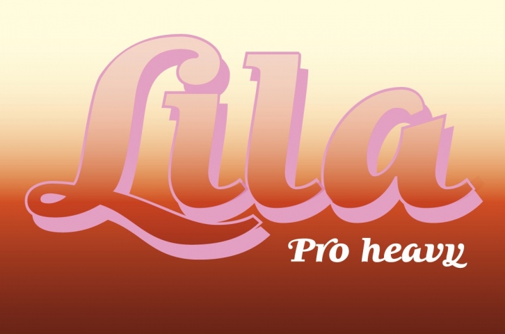 Lila Pro Heavy Font Download