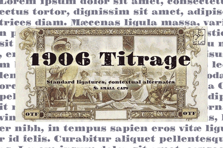 1906 Titrage OTF Font Download