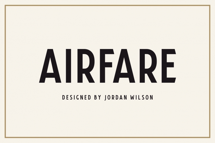 Airfare Font Download