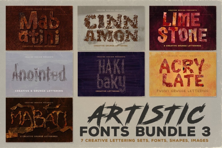 Artistic Bundle 3 Font Download