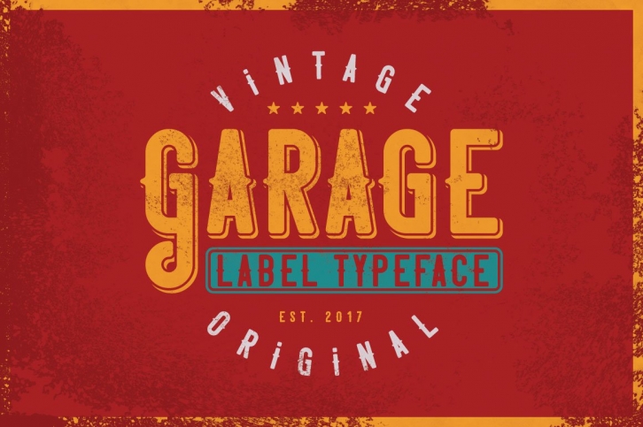 Garage typeface Font Download