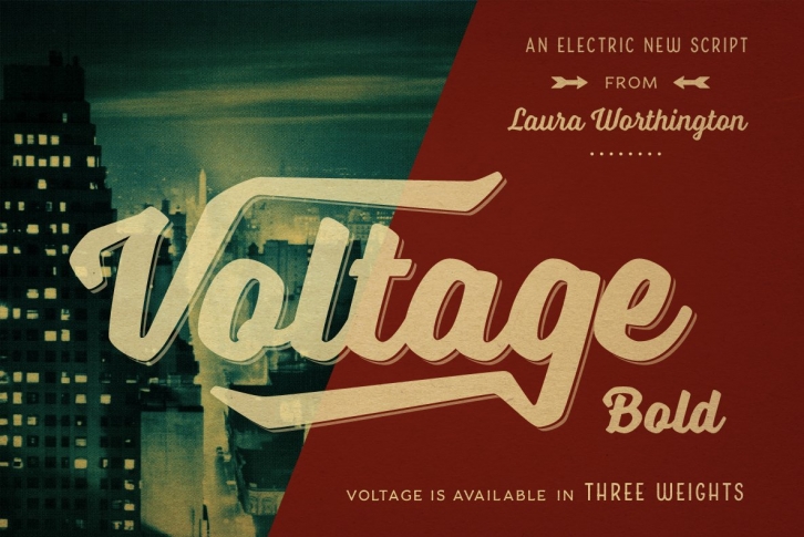 Voltage Bold Font Download