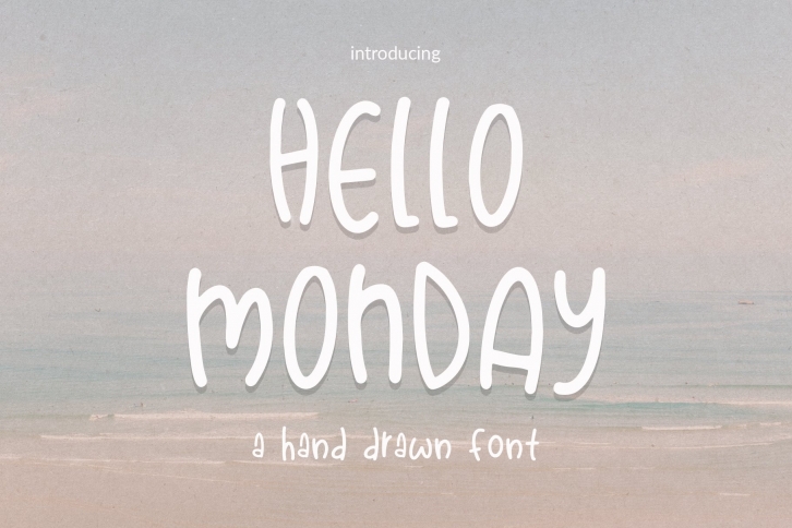 Hello Monday Hand Drawn Font Download