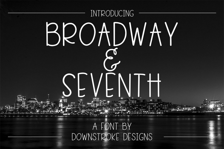 Broadway  Seventh Font Download