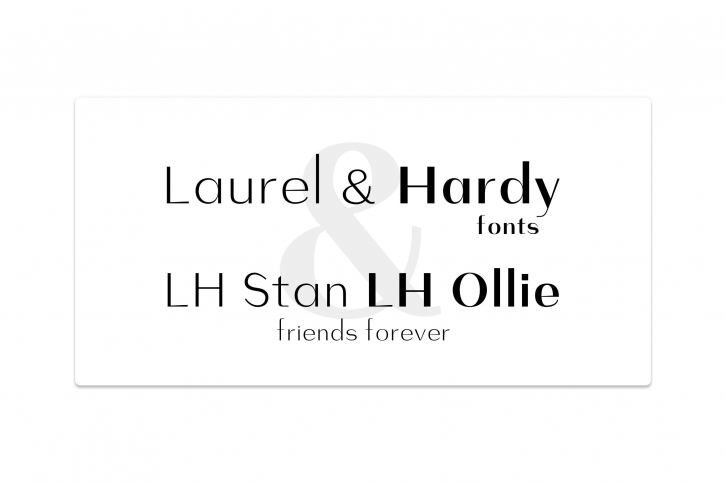 Laurel and Hardy Font Download