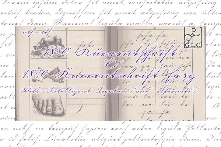 1880 Kurrentschrift (+Kur. Easy) OTF Font Download