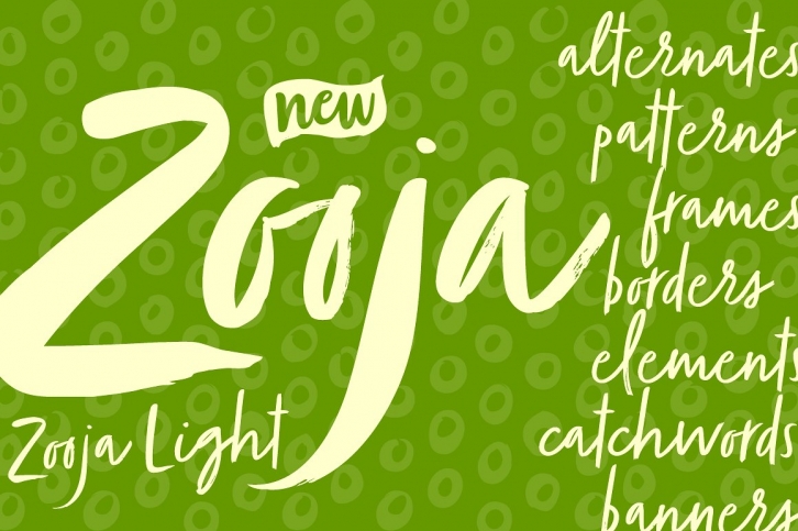 Zooja Catchwords Font Download