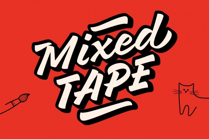 Mixed Tape Font Download