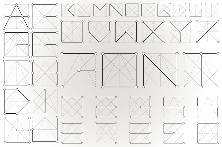 Vector Alphabet Collection Font Download