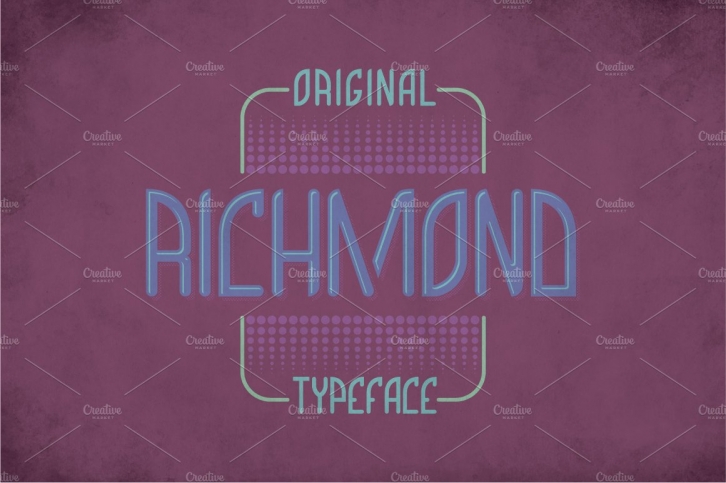 Richmond Label Typeface Font Download