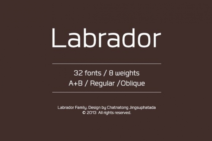 Labrador (Update v1.1) Font Download