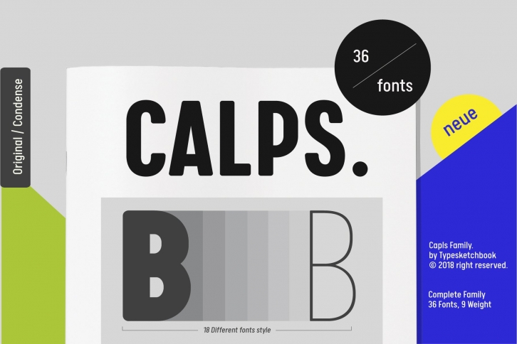 Calps Family Font Download
