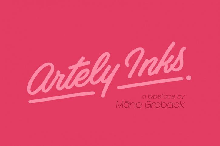 Artely Inks Font Download