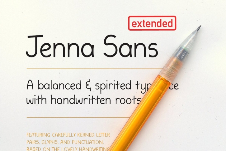 Jenna Sans (Extended License) Font Download