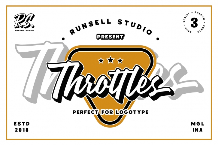Throttles Duo Font Download