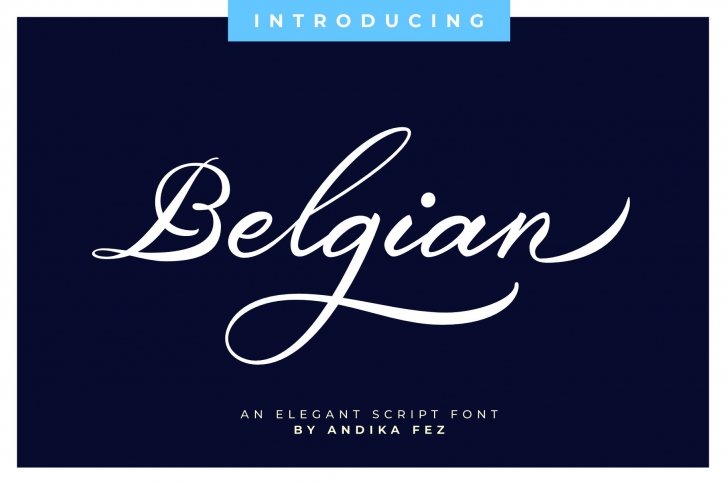 Belgian Signature Font Download