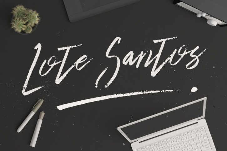 Lote Santos + Swash Font Download