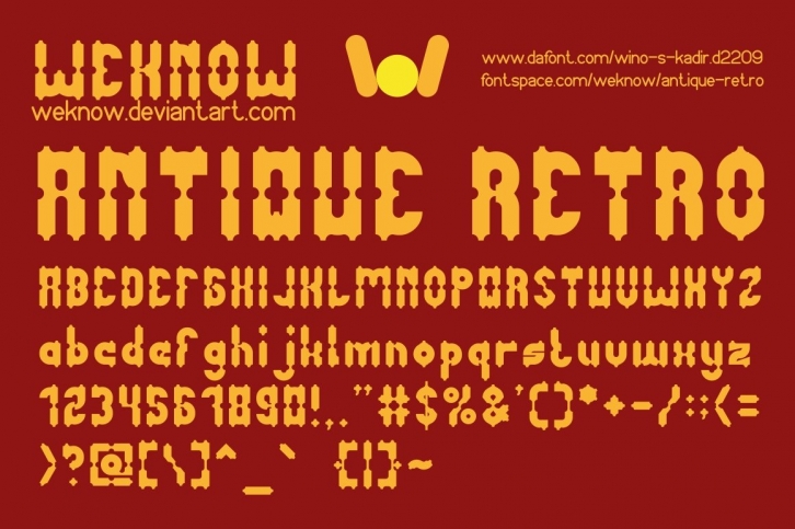 Antique Retro Font Download
