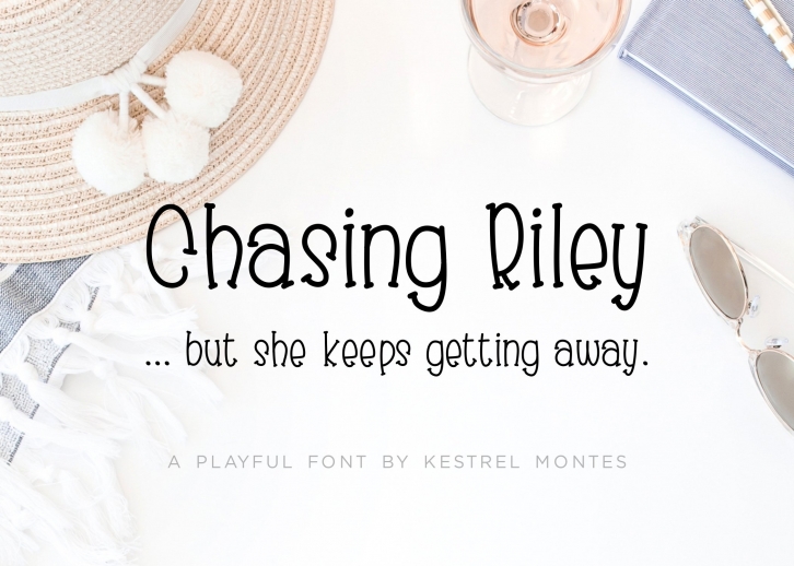 Chasing Riley by Kestrel Montes Font Download