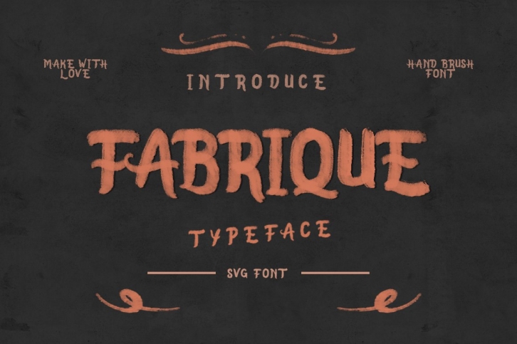 FABRIQUE Typeface Font Download