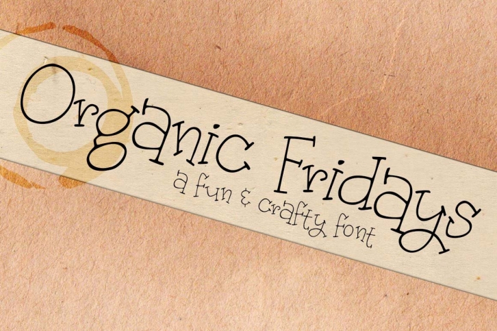 Organic Fridays Font Download