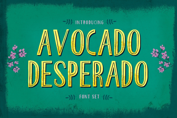 Avocado Desperado Set Font Download