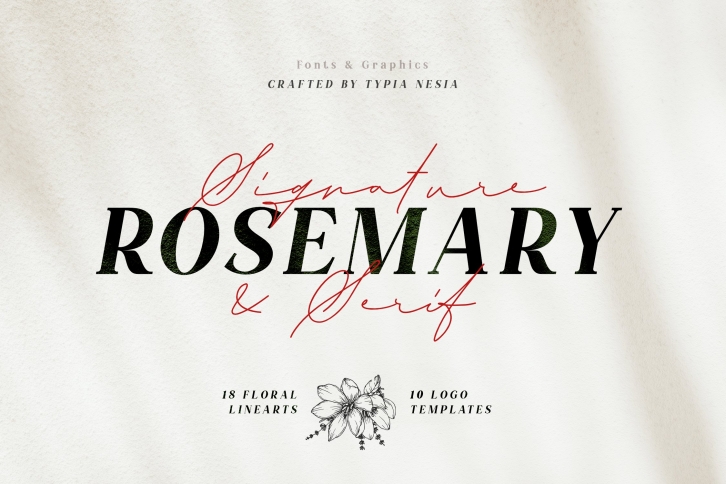 TN Rosemary Duo  Graphic Font Download