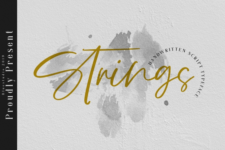 Strings // Handwritten Script Font Download