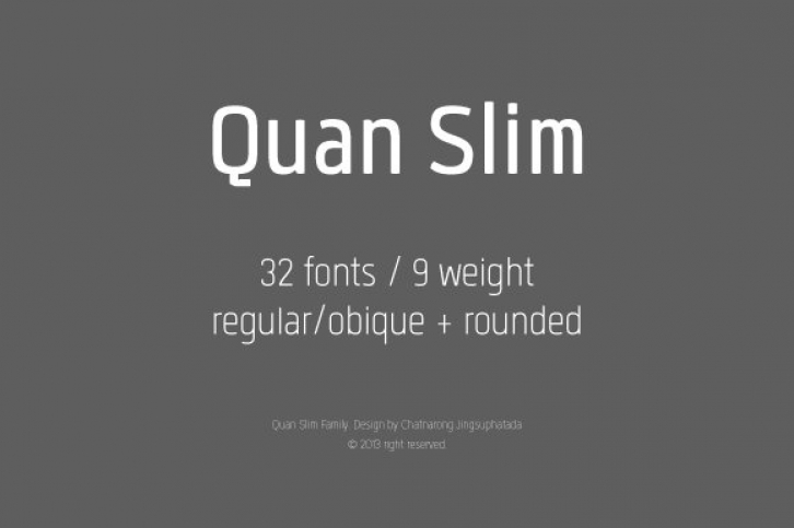 Quan Slim (Update v1.1) Font Download