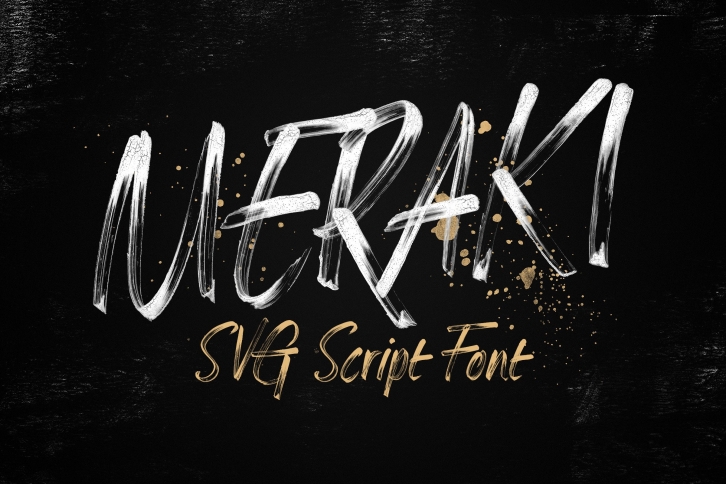 Meraki SVG Script Font Download