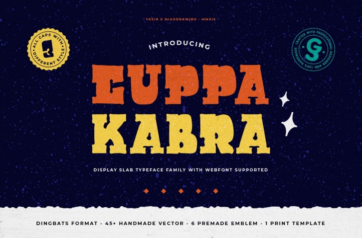 Cuppakabra Typeface + Bonus Font Download