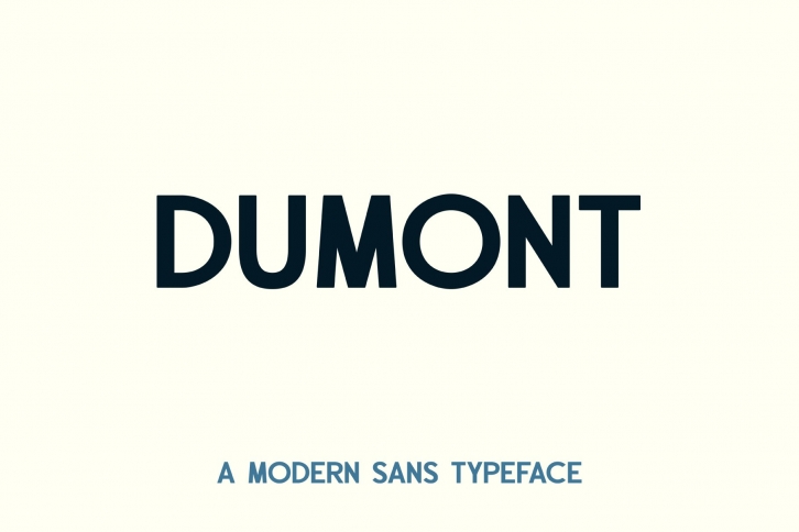 Dumont Typeface Font Download