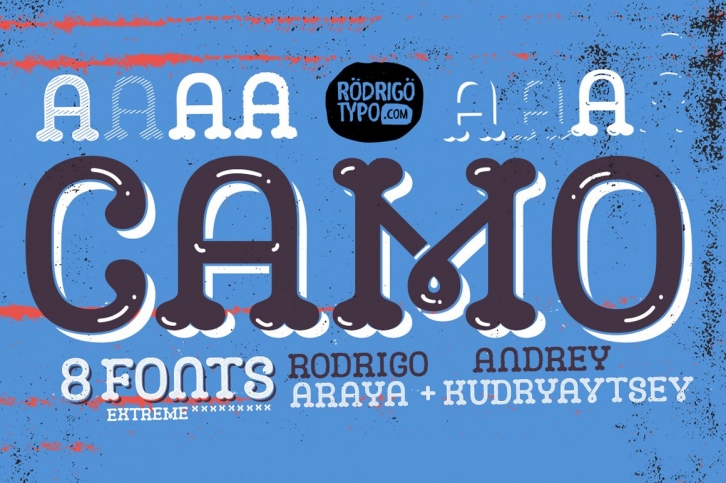 CAMO (ALL PACK) Font Download
