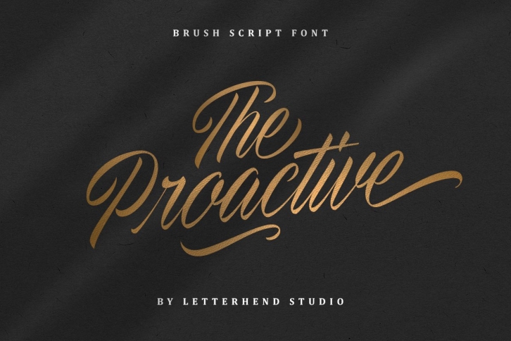 The Proactive Script Font Download