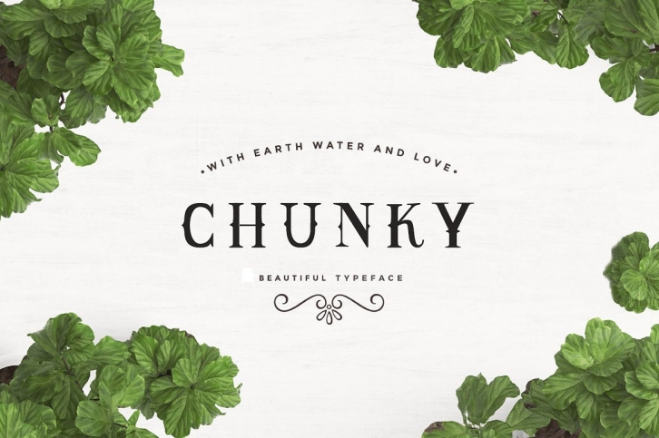 Chunky Typeface Font Download