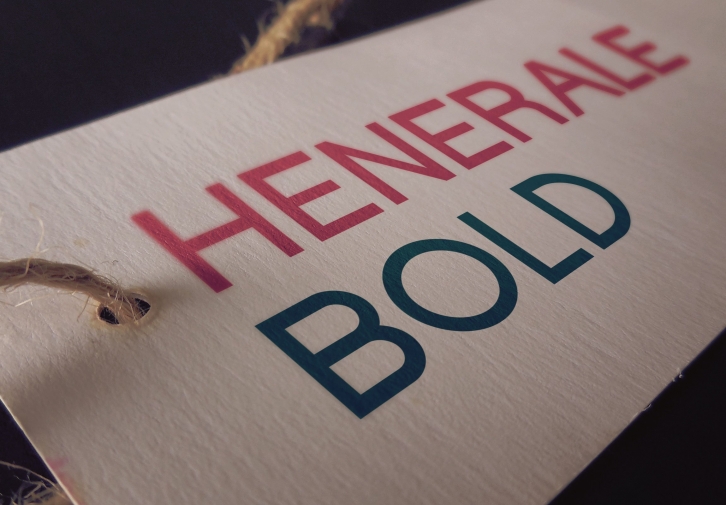 Henerale Bold Font Download