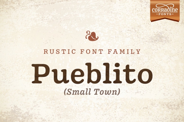 Pueblito font family Font Download