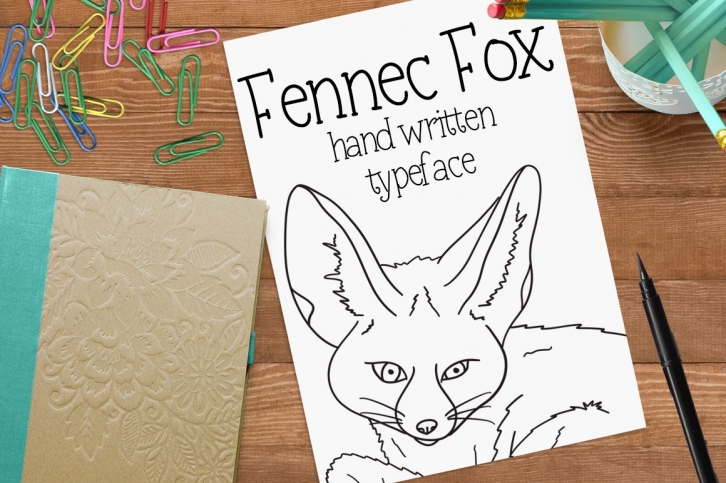 Fennec Fox -Font No.24 Font Download